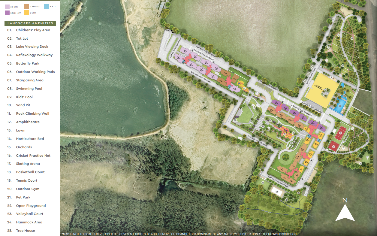 Godrej Lakeside Orchard Phase 2 master plan