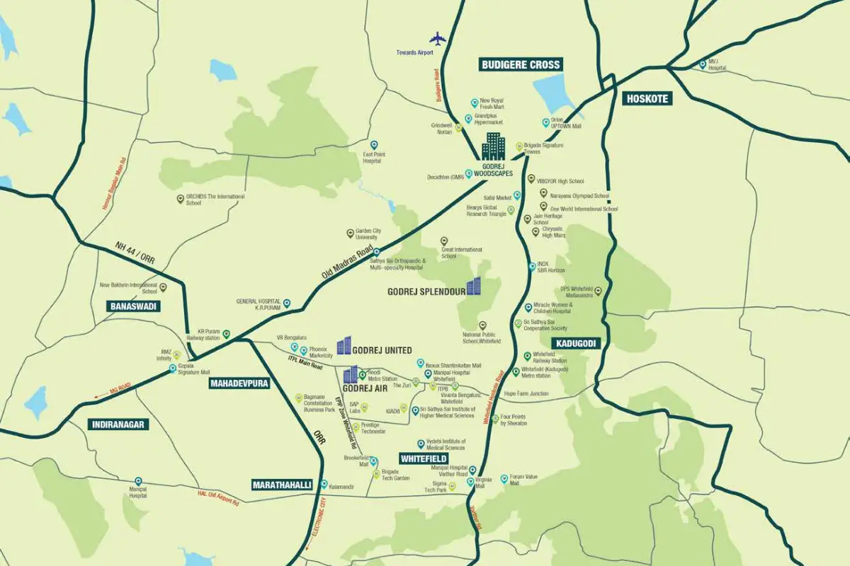 Godrej Woodscapes location