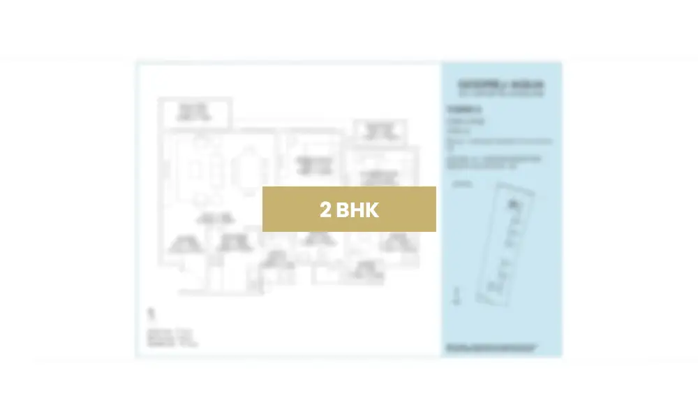 Godrej Bannerghatta Road 2 bhk floor plan