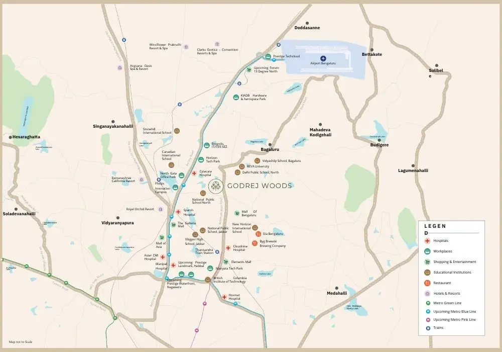 godrej woods location map